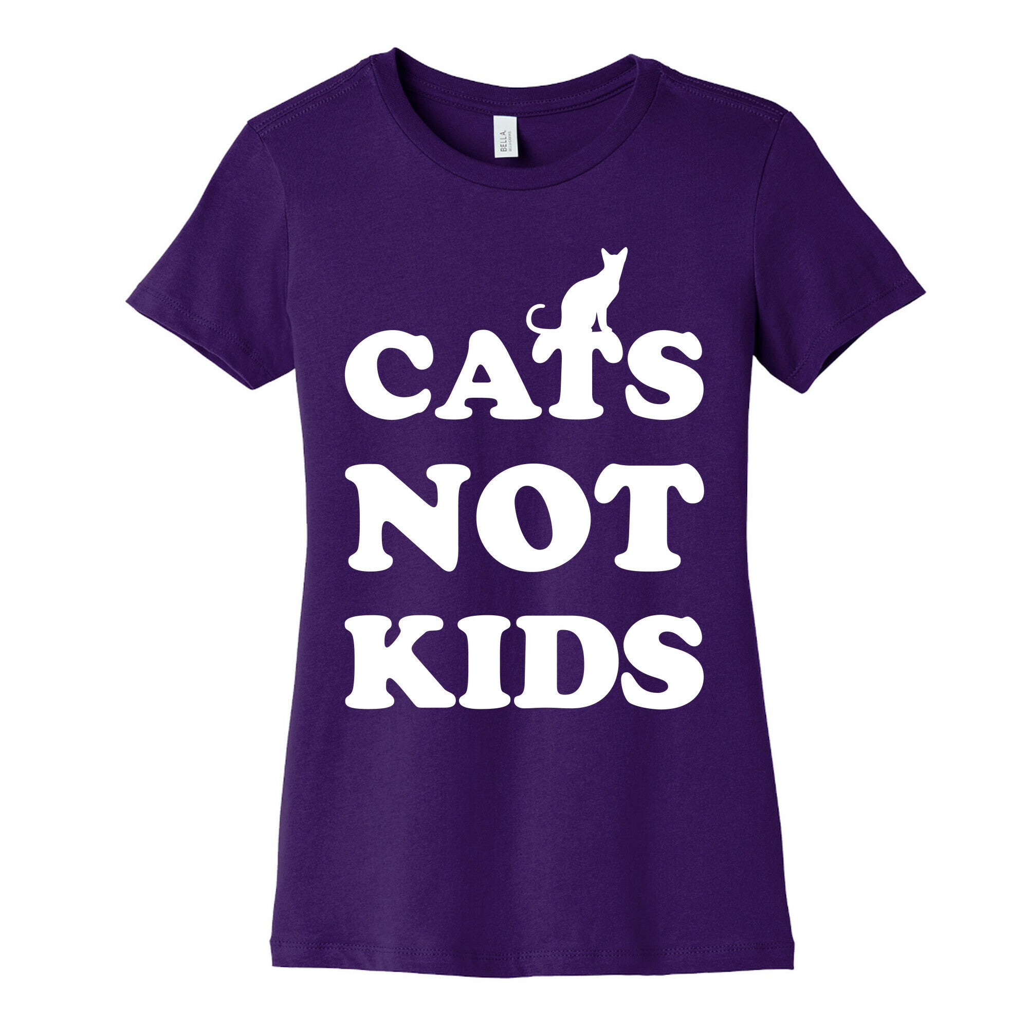 Cats Not Kids Women's Cotton Tee